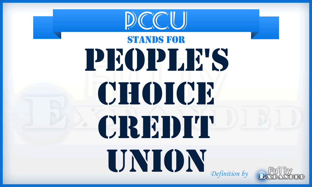 PCCU - People's Choice Credit Union