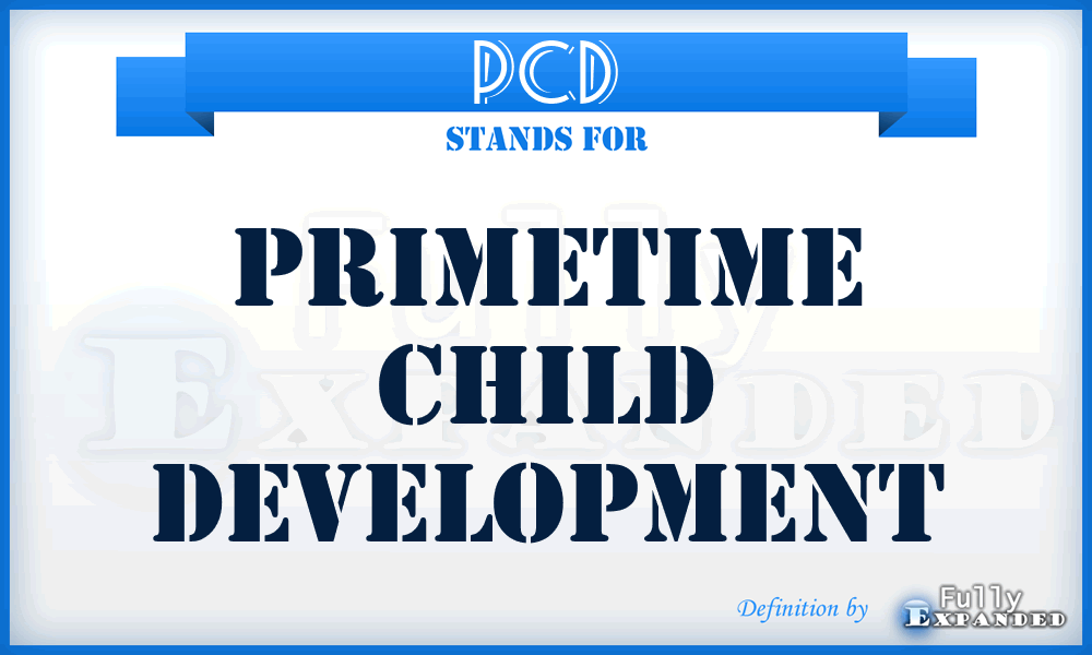 PCD - Primetime Child Development