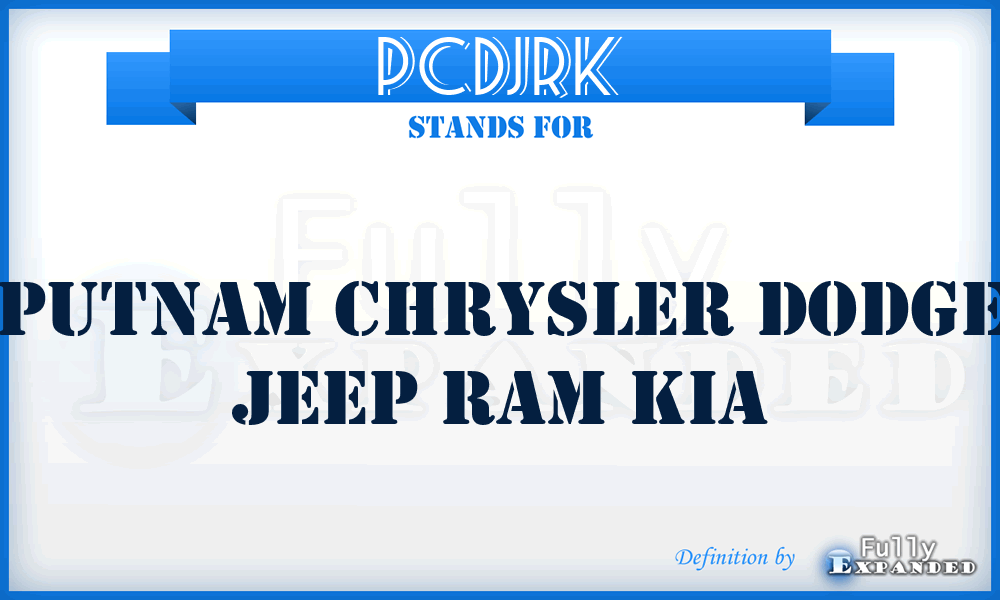 PCDJRK - Putnam Chrysler Dodge Jeep Ram Kia