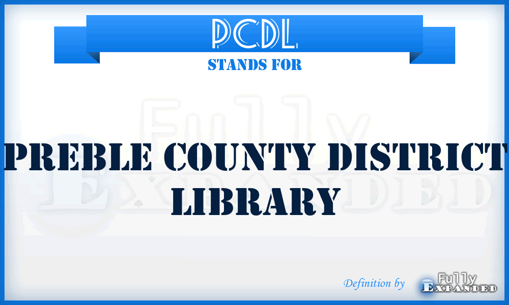 PCDL - Preble County District Library