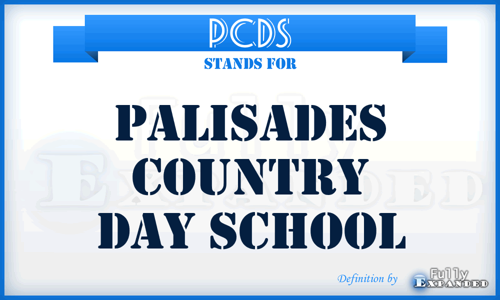 PCDS - Palisades Country Day School