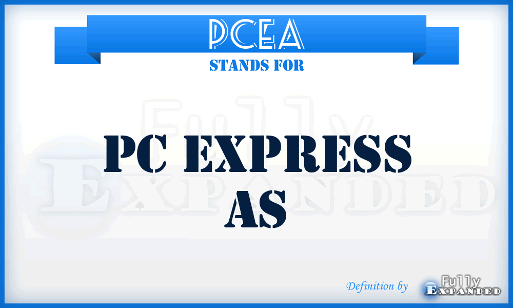 PCEA - PC Express As