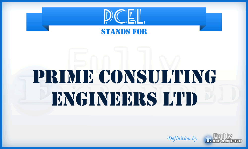 PCEL - Prime Consulting Engineers Ltd