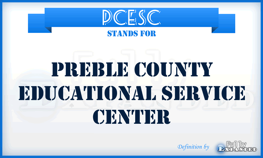 PCESC - Preble County Educational Service Center