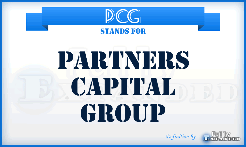 PCG - Partners Capital Group