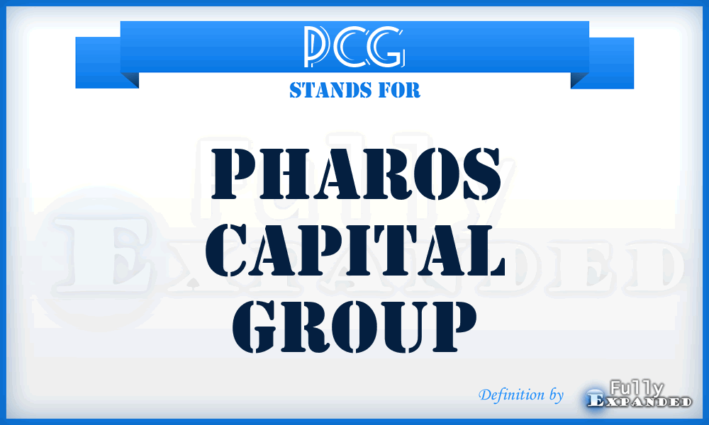 PCG - Pharos Capital Group