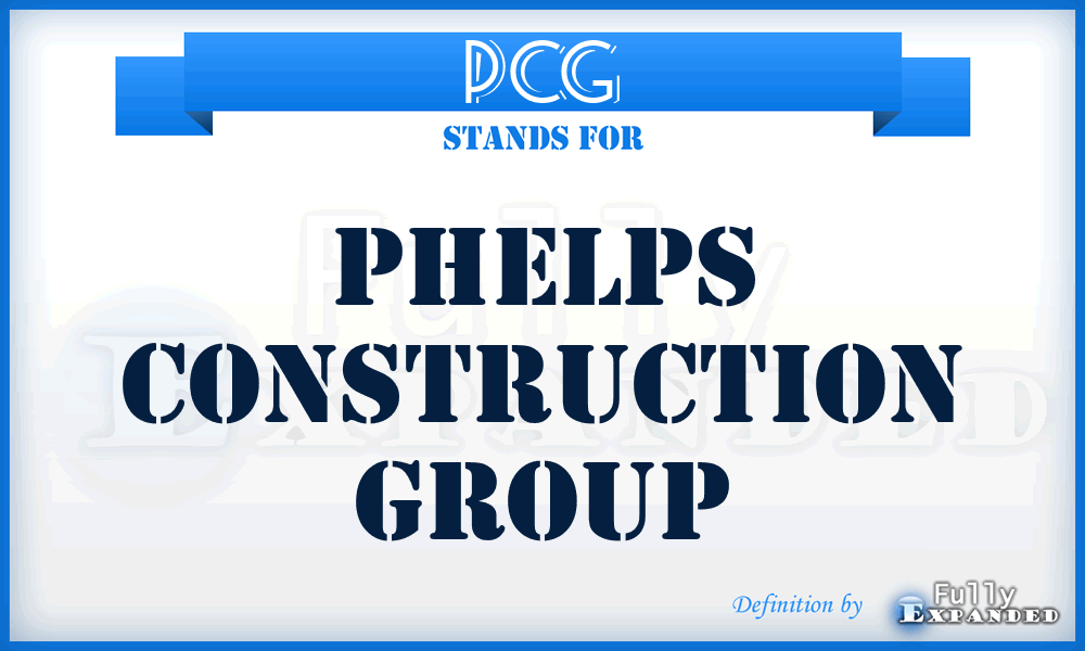 PCG - Phelps Construction Group
