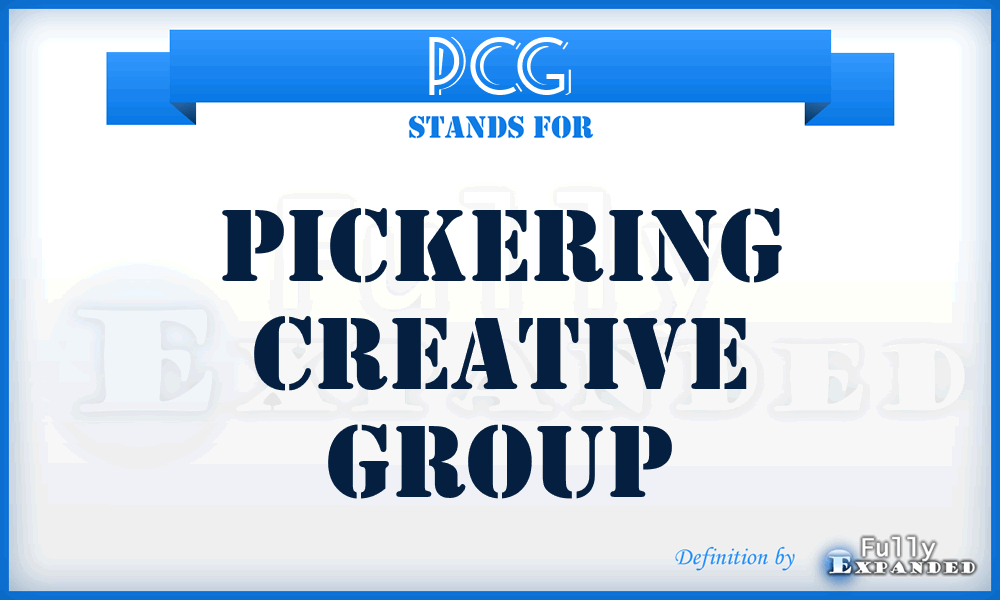PCG - Pickering Creative Group