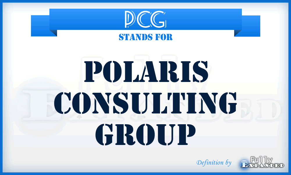 PCG - Polaris Consulting Group