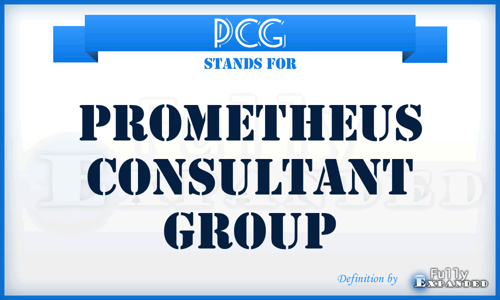 PCG - Prometheus Consultant Group