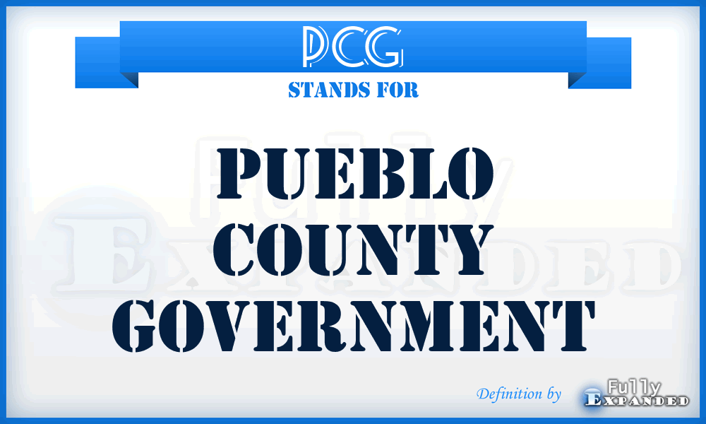 PCG - Pueblo County Government