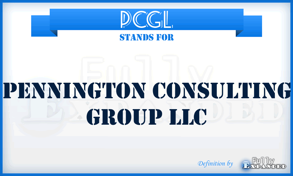 PCGL - Pennington Consulting Group LLC