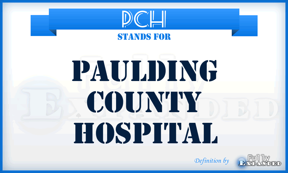 PCH - Paulding County Hospital
