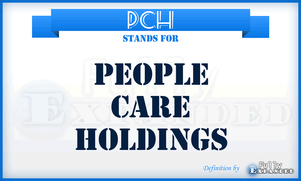 PCH - People Care Holdings