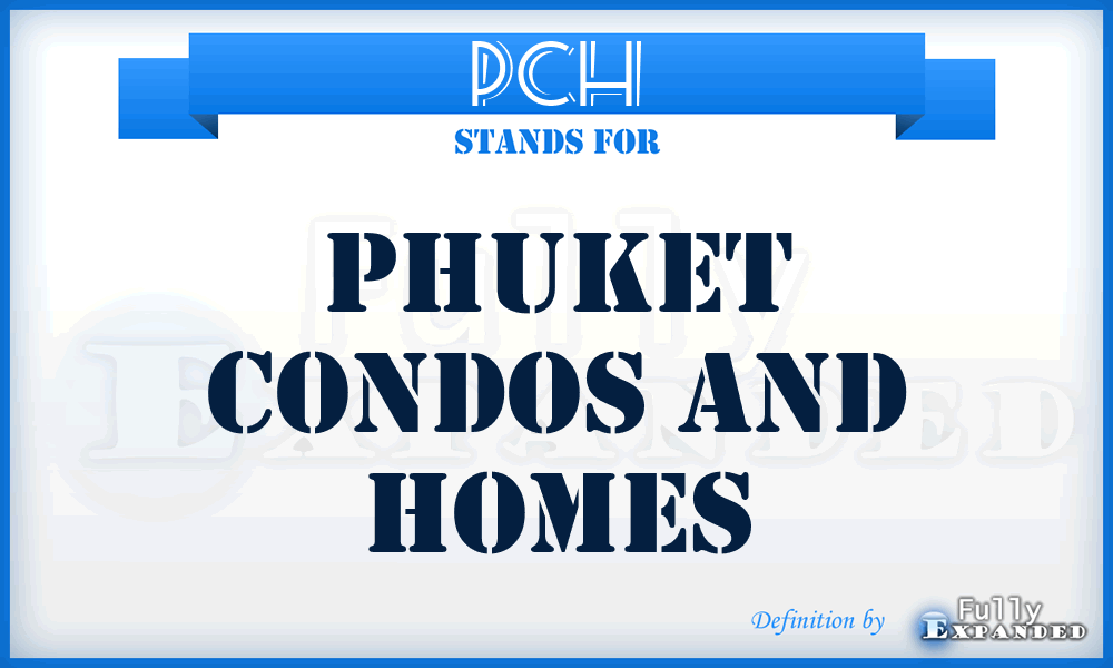 PCH - Phuket Condos and Homes