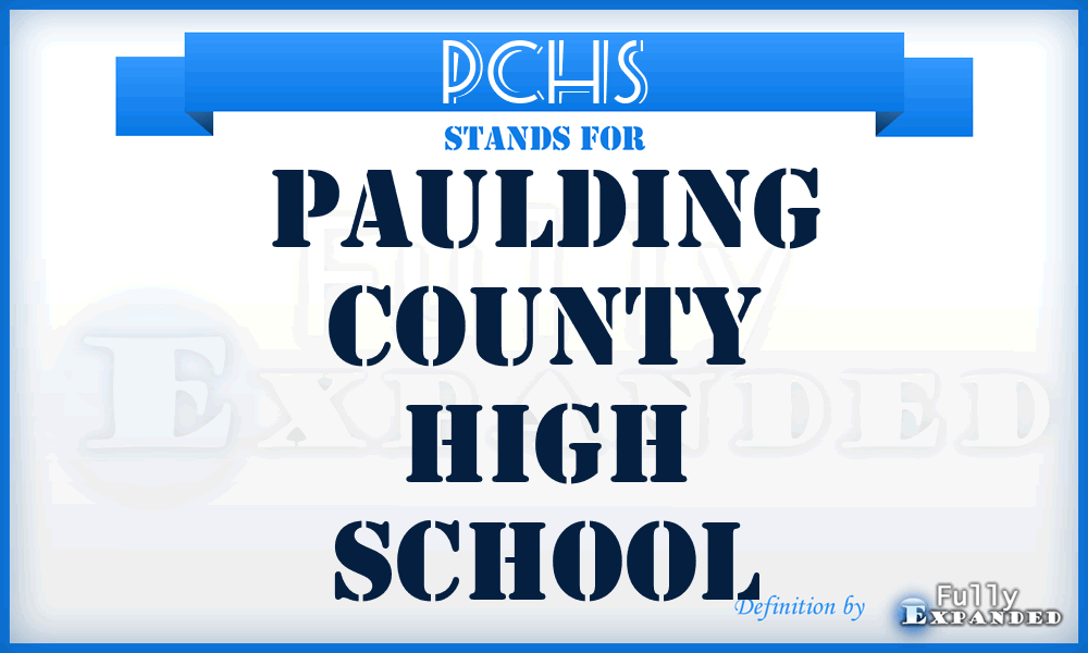 PCHS - Paulding County High School