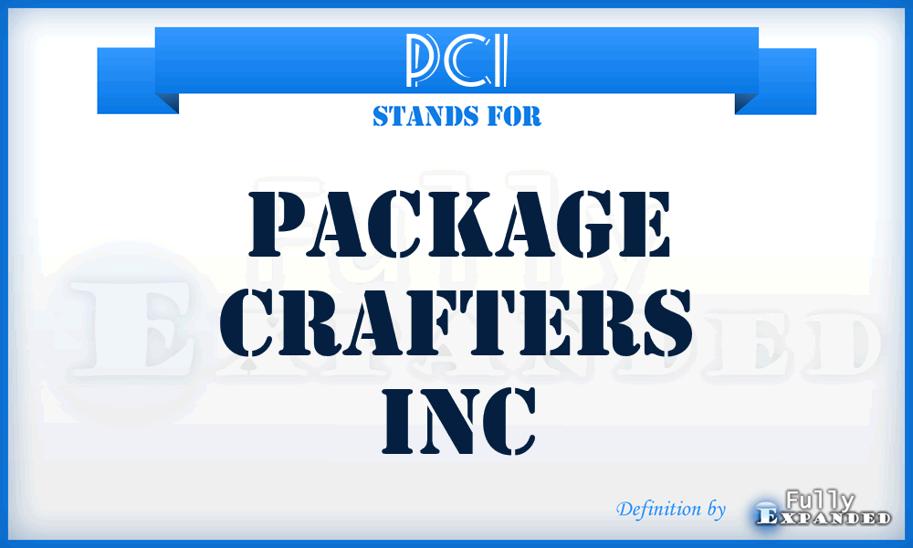 PCI - Package Crafters Inc