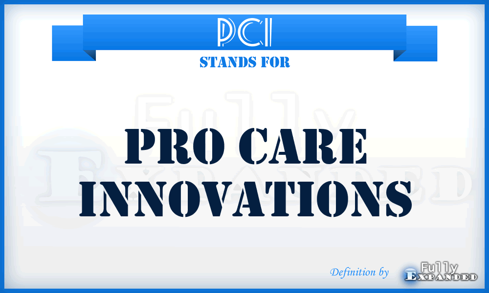 PCI - Pro Care Innovations
