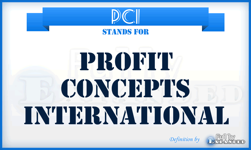 PCI - Profit Concepts International