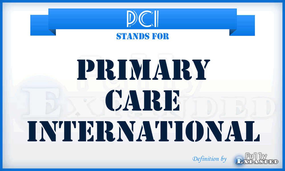 PCI - Primary Care International