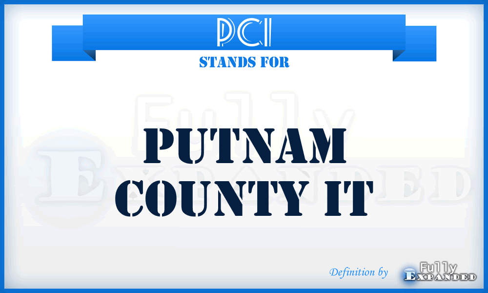 PCI - Putnam County It