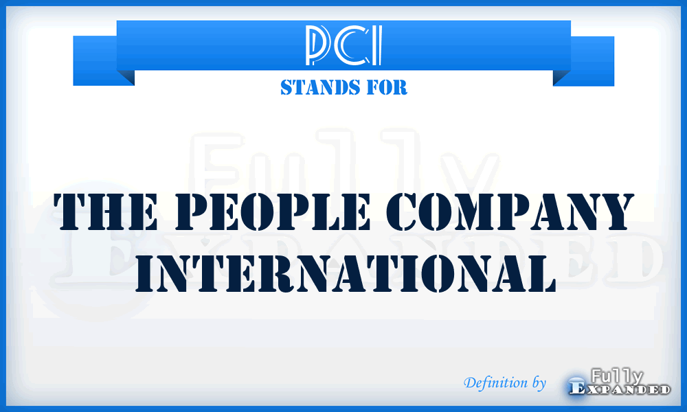PCI - The People Company International