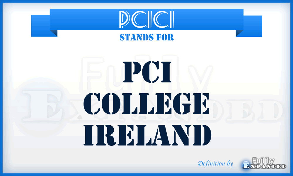 PCICI - PCI College Ireland