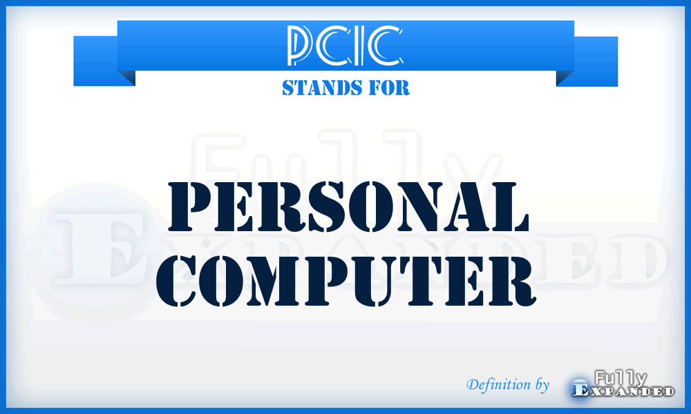 PCIC - personal computer