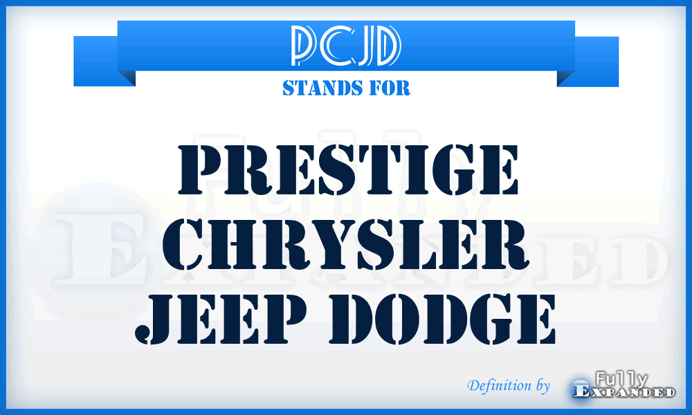 PCJD - Prestige Chrysler Jeep Dodge