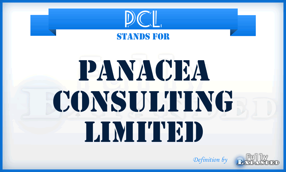 PCL - Panacea Consulting Limited