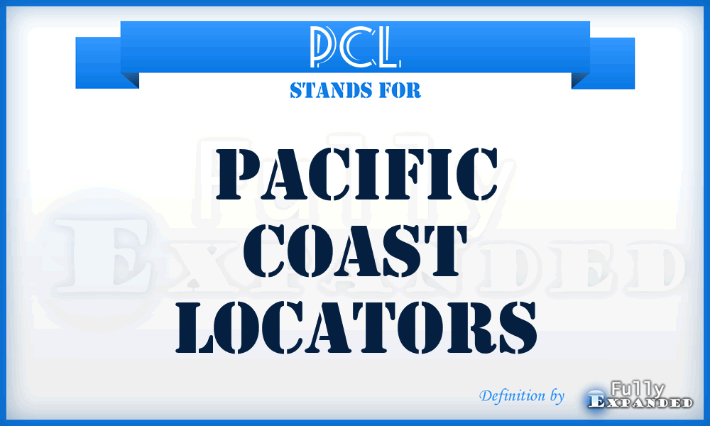 PCL - Pacific Coast Locators