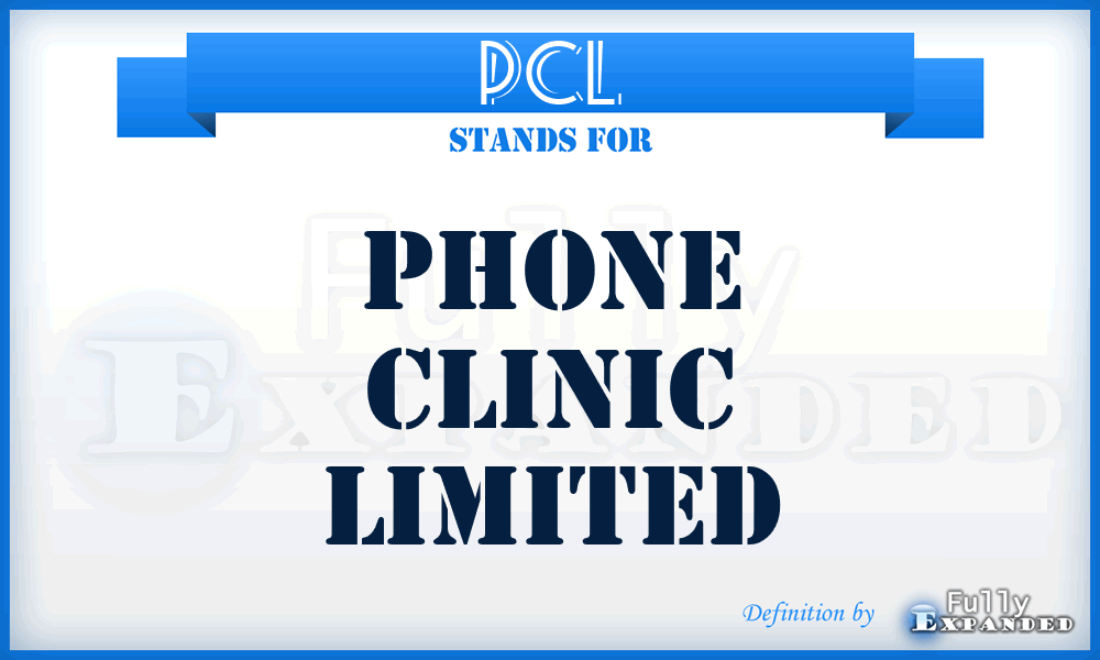 PCL - Phone Clinic Limited