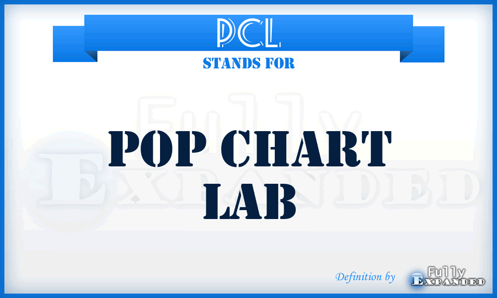 PCL - Pop Chart Lab