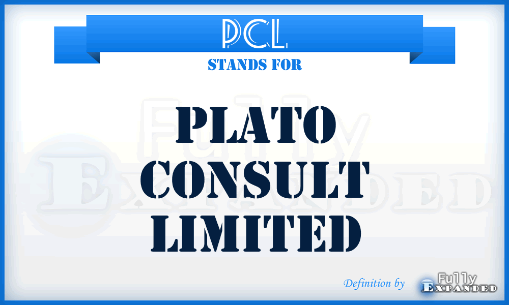 PCL - Plato Consult Limited