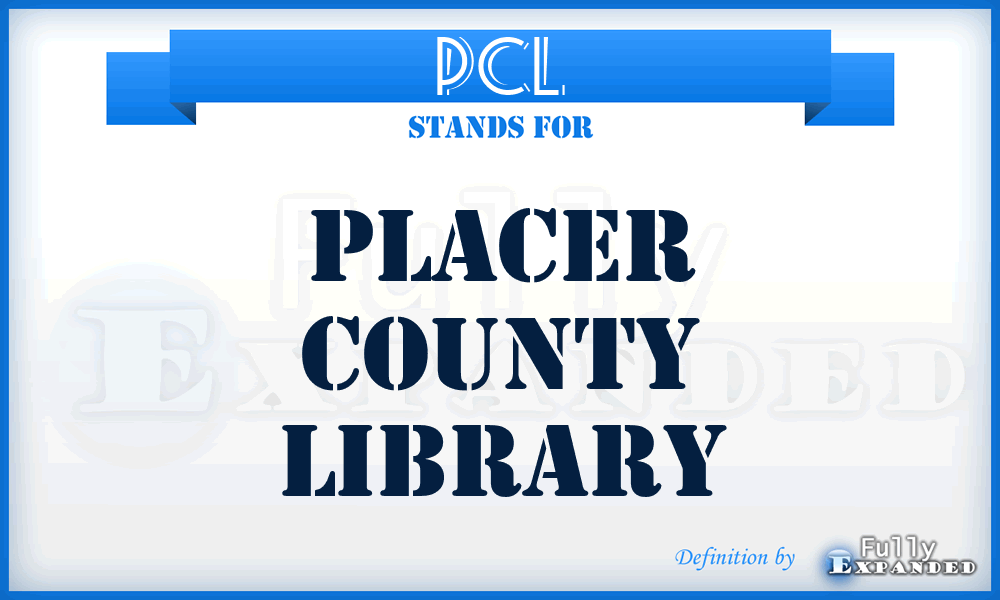 PCL - Placer County Library