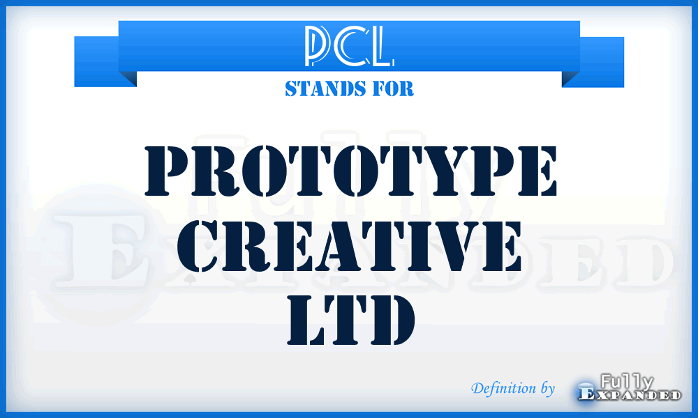 PCL - Prototype Creative Ltd