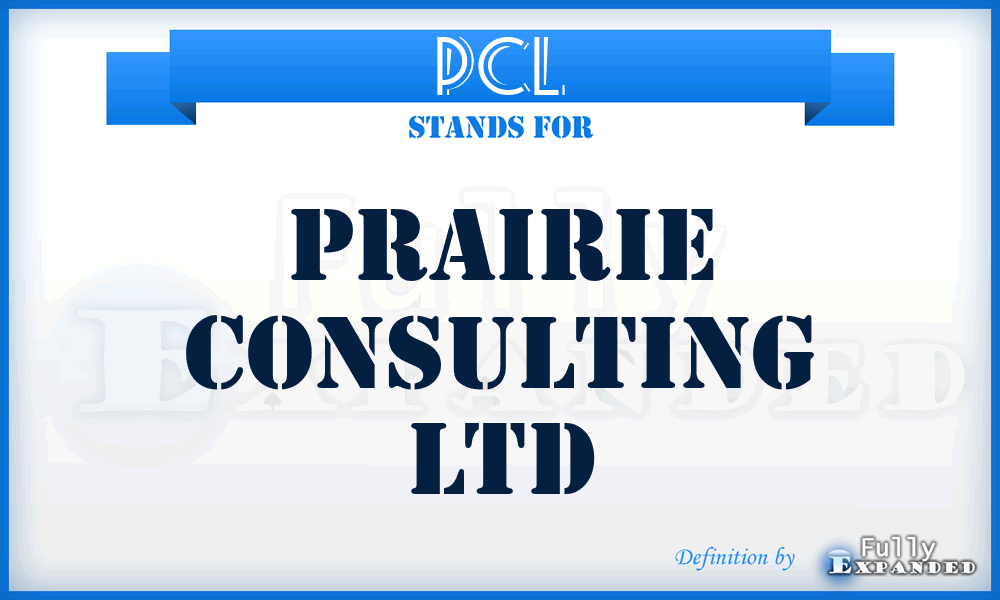 PCL - Prairie Consulting Ltd