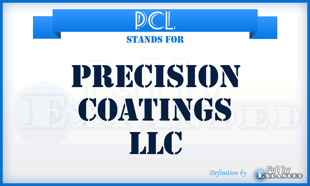 PCL - Precision Coatings LLC