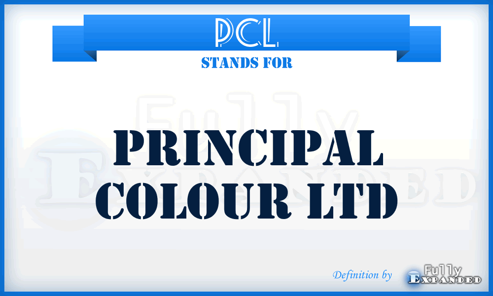 PCL - Principal Colour Ltd