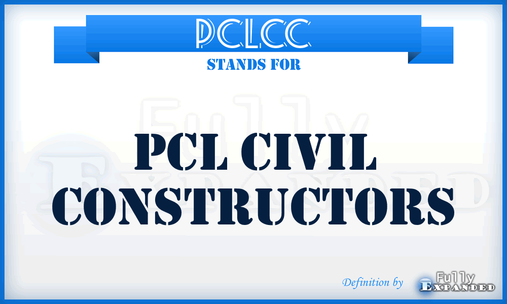 PCLCC - PCL Civil Constructors