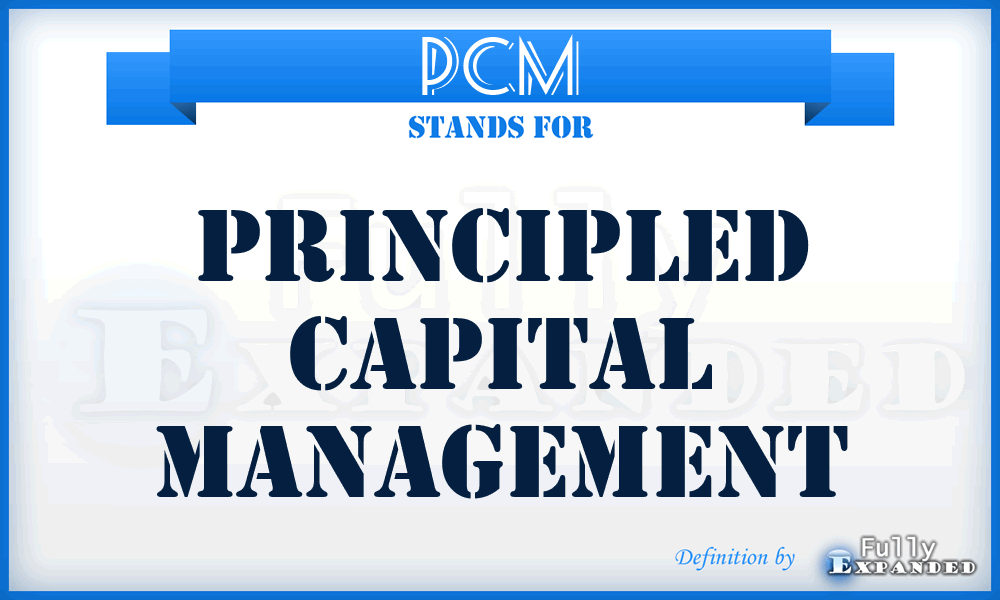 PCM - Principled Capital Management