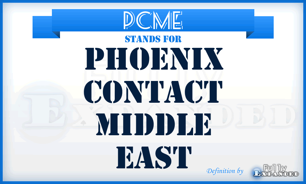 PCME - Phoenix Contact Middle East