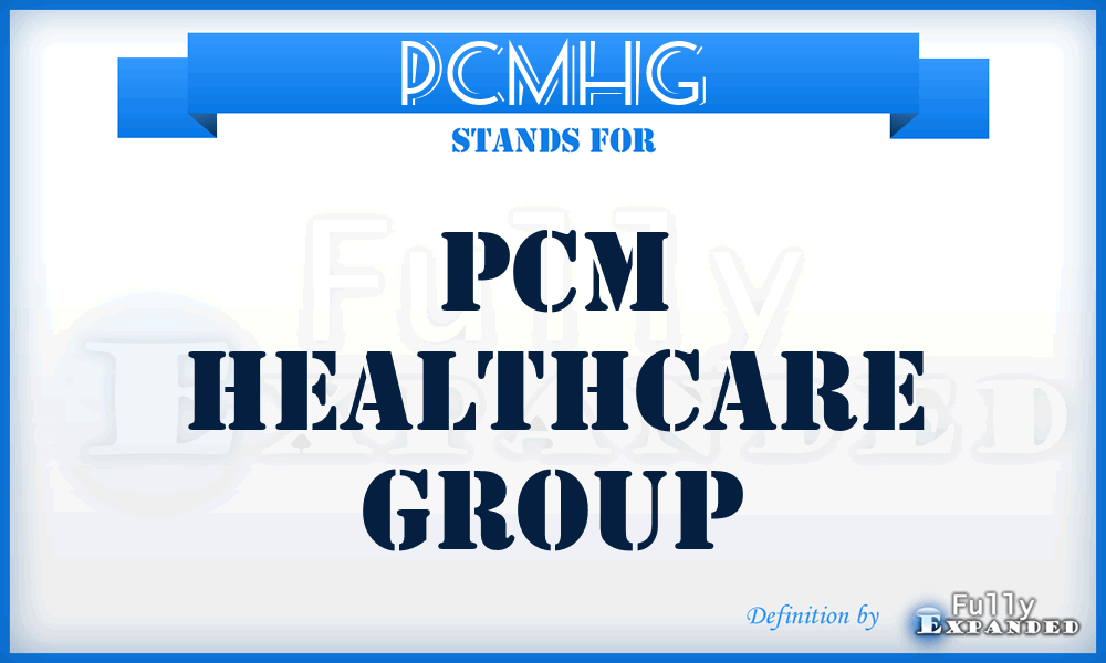 PCMHG - PCM Healthcare Group