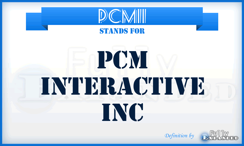 PCMII - PCM Interactive Inc