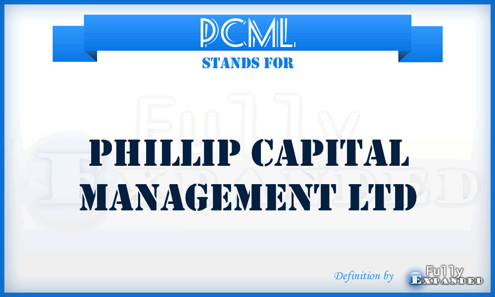 PCML - Phillip Capital Management Ltd