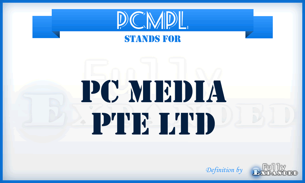 PCMPL - PC Media Pte Ltd