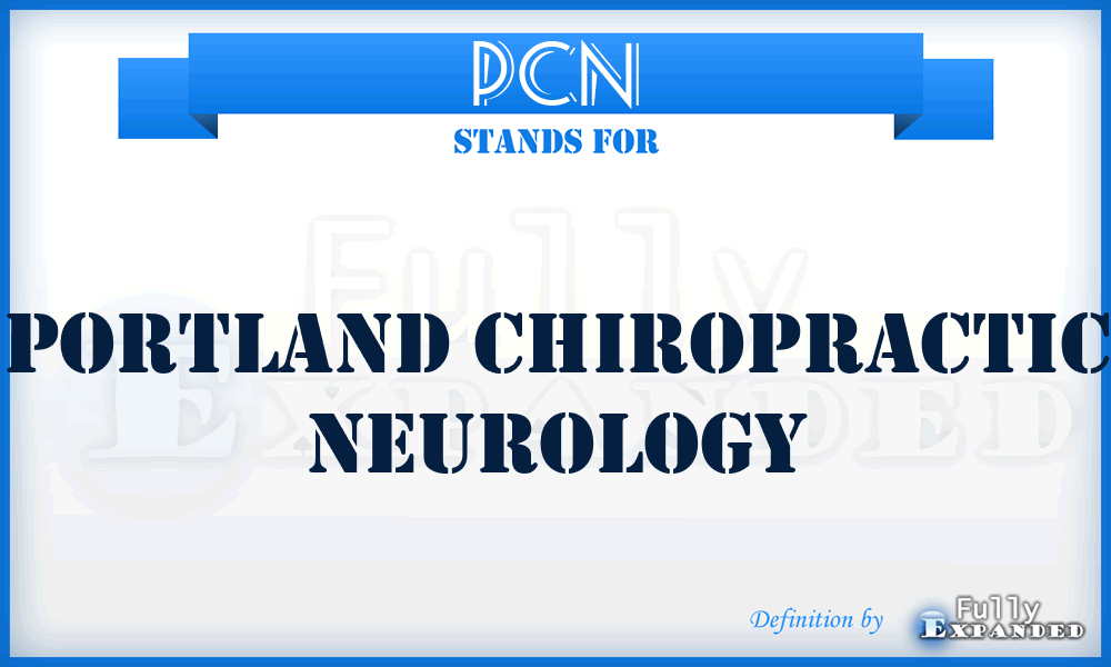 PCN - Portland Chiropractic Neurology