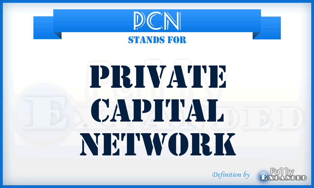 PCN - Private Capital Network