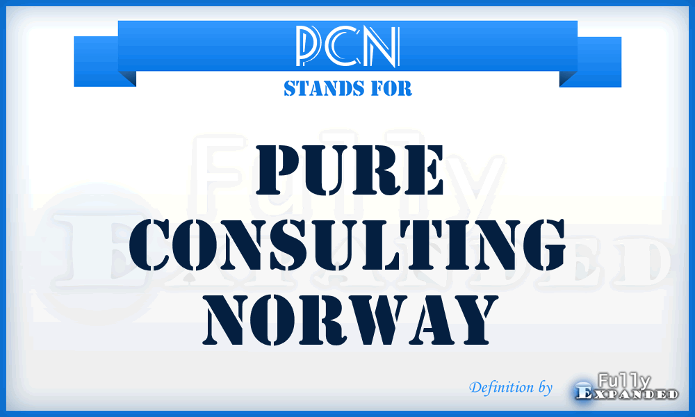 PCN - Pure Consulting Norway