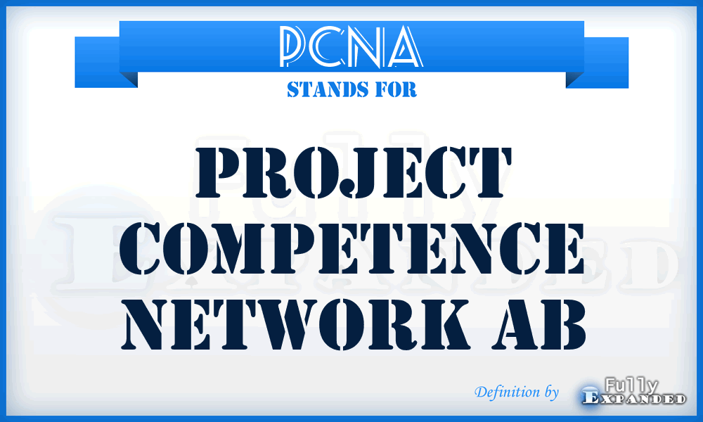 PCNA - Project Competence Network Ab